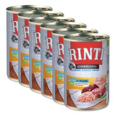 RINTI Junior kuře - konzerva 6 x 400 g