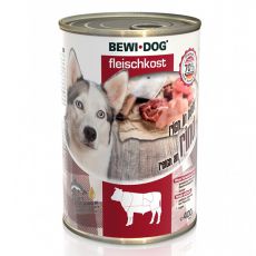 New BEWI DOG konzerva – Hovězí maso, 400 g