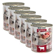 New BEWI DOG konzerva – Hovězí maso 6 x 800g