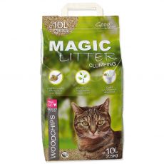 Podestýlka Magic Cat Litter Woodchips 10 l/2,5 kg