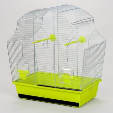 Klec pro papouška MARGOT II chrom - 50,5 x 28 x 54 cm