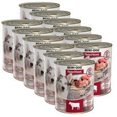 New BEWI DOG konzerva – Hovězí maso, 12 x 800 g